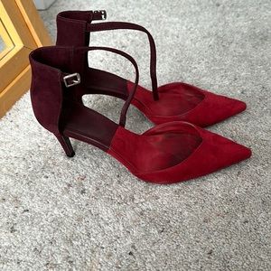 Zara ankle strap heels